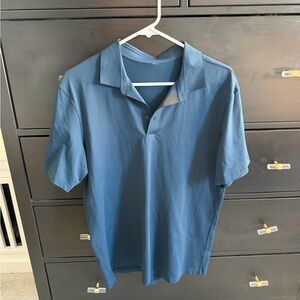 Lululemon Deep Blue Polo Shirt Medium